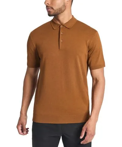 Kenneth Cole Kennth Cole Men's Slim-Fit 4-Way Stretch Sweater-Knit Polo Shirt