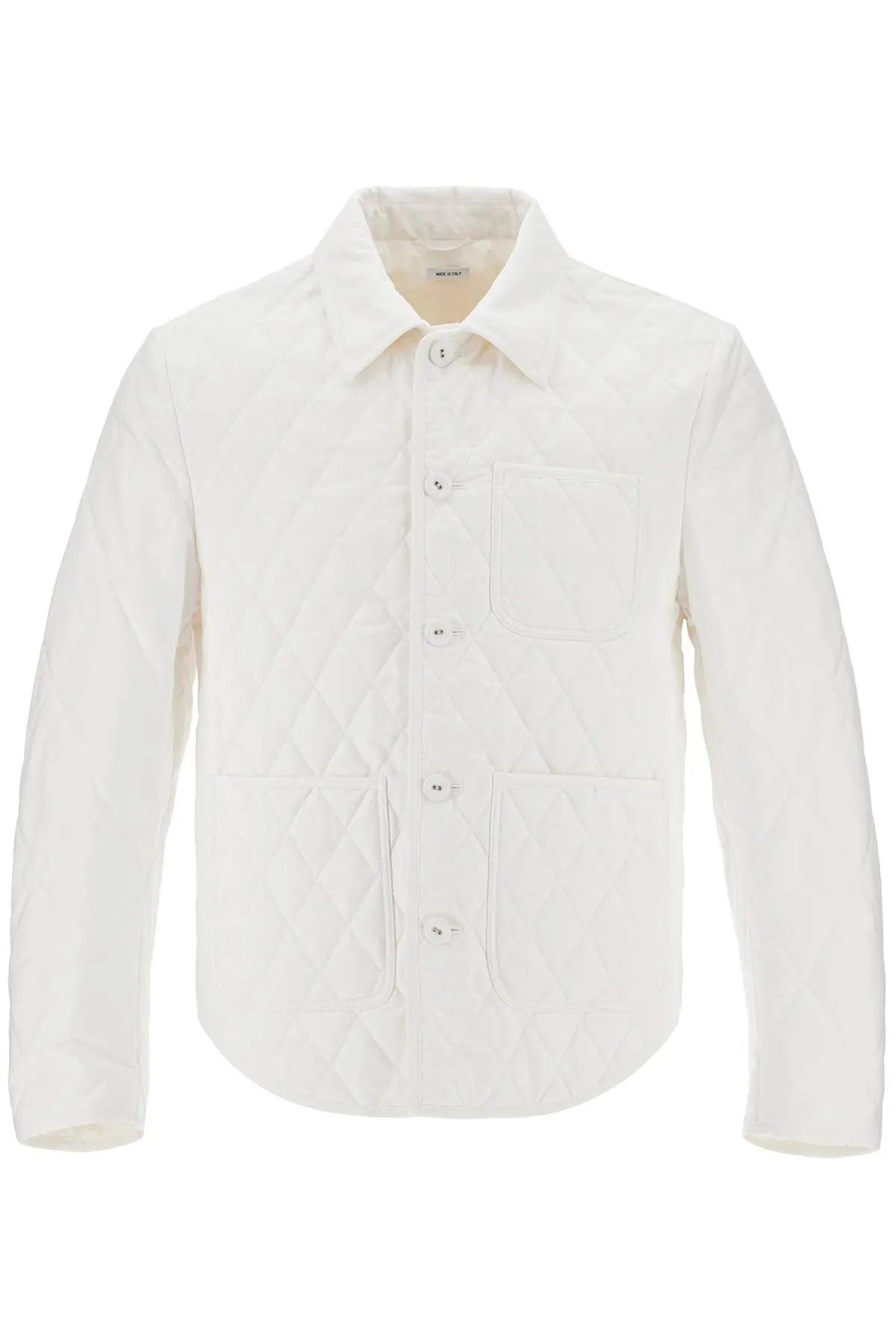 lightweight quilted cotton jacket MJD110Y 03634 WHITE