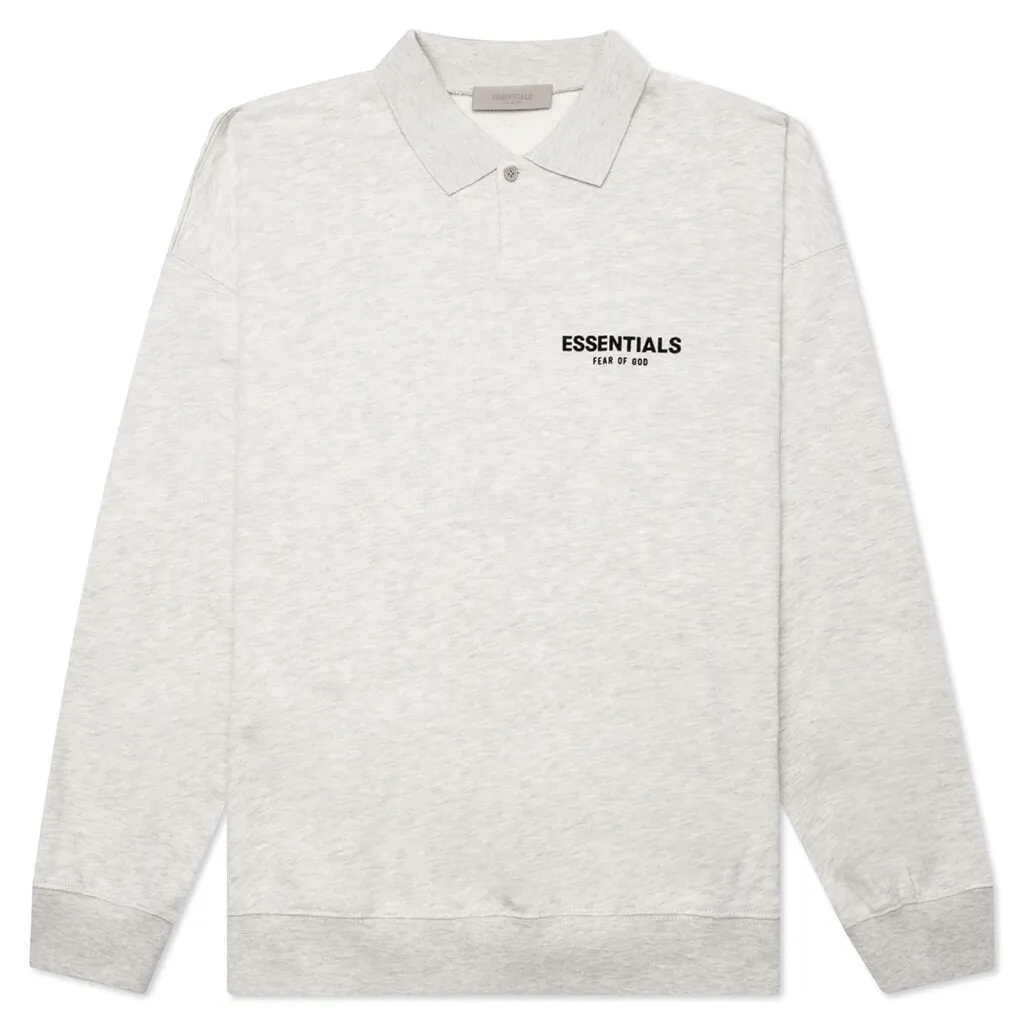 L/S Polo - Light Oatmeal