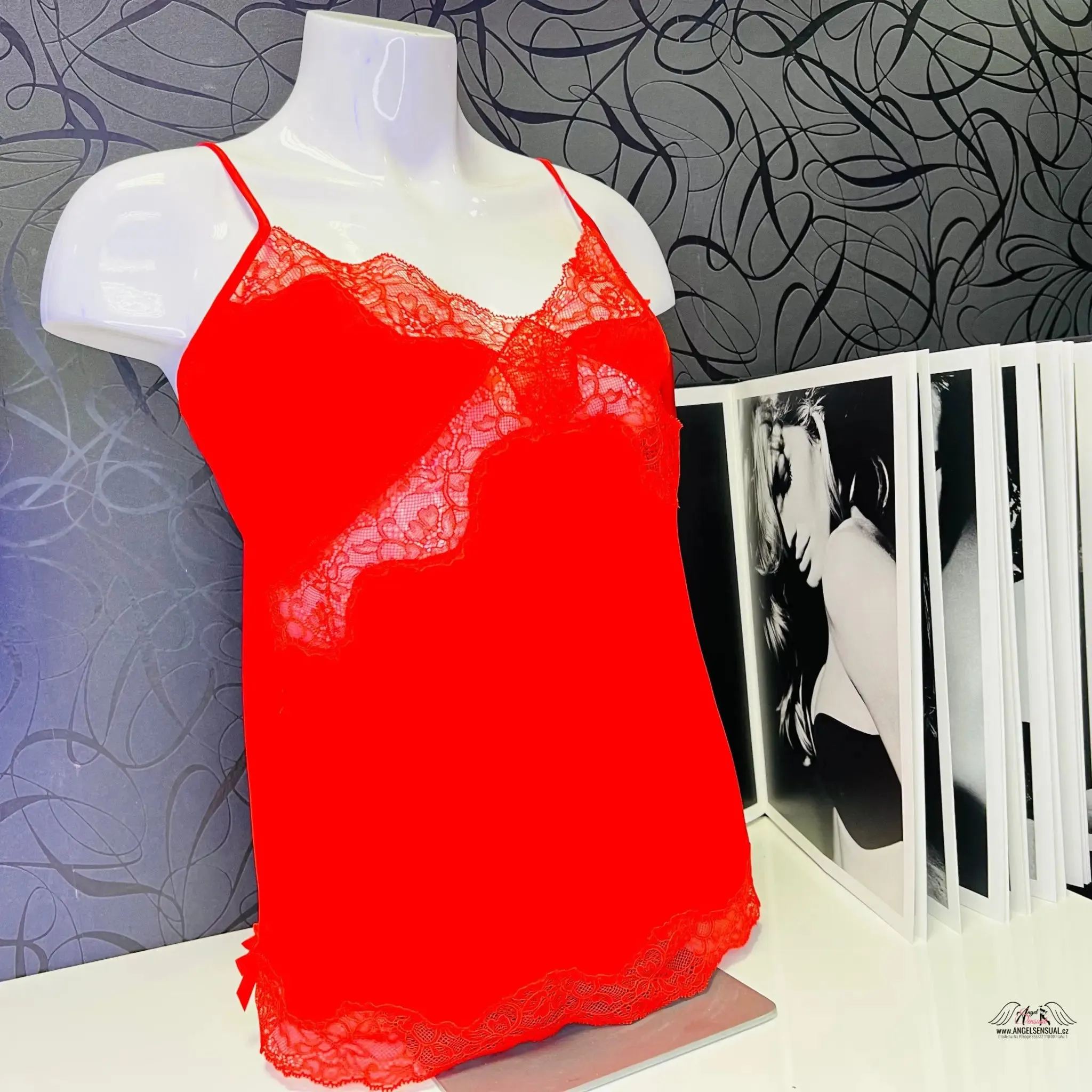 Luna Camisole Red