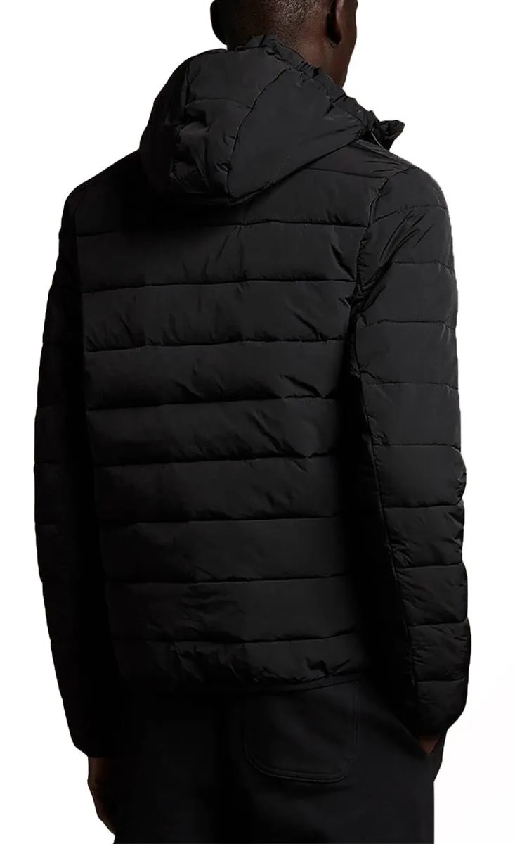 Lyle & Scott Hooded Puffer Jacket Jet Black