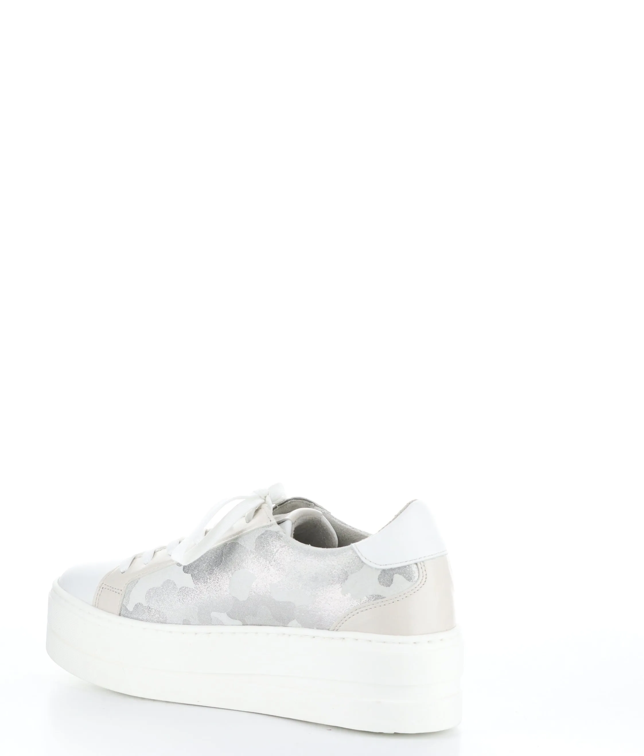 MARDI WHITE/SILGREY/CREAM Lace-up Trainers