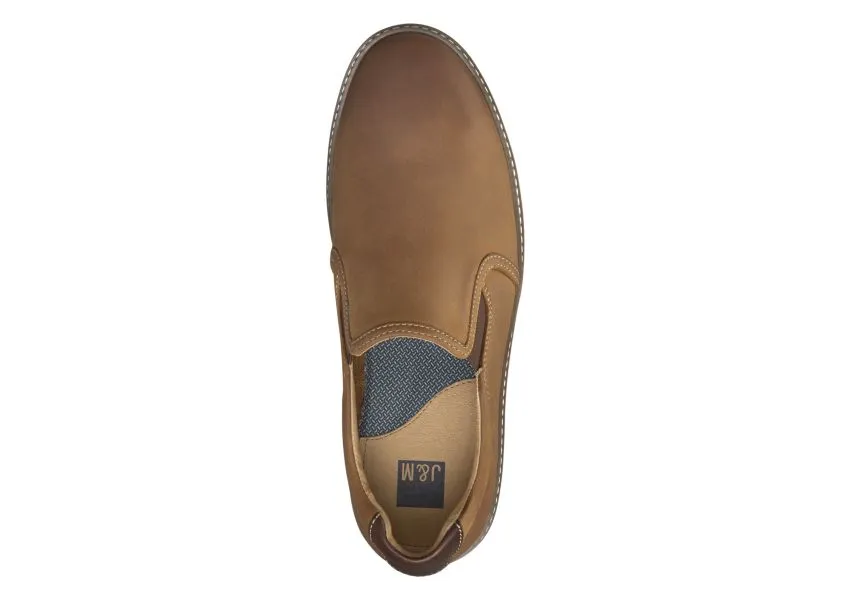 McGuffey Tan Brown Leather Slip-On Sneaker