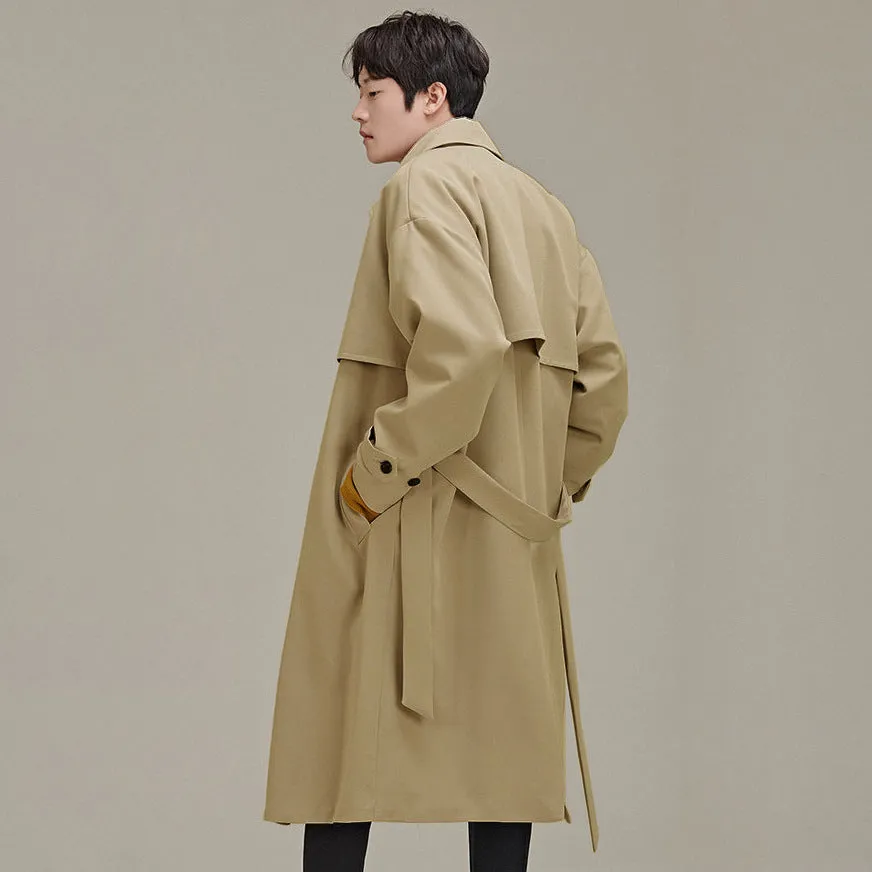 Men's Double Breasted Trench Coat