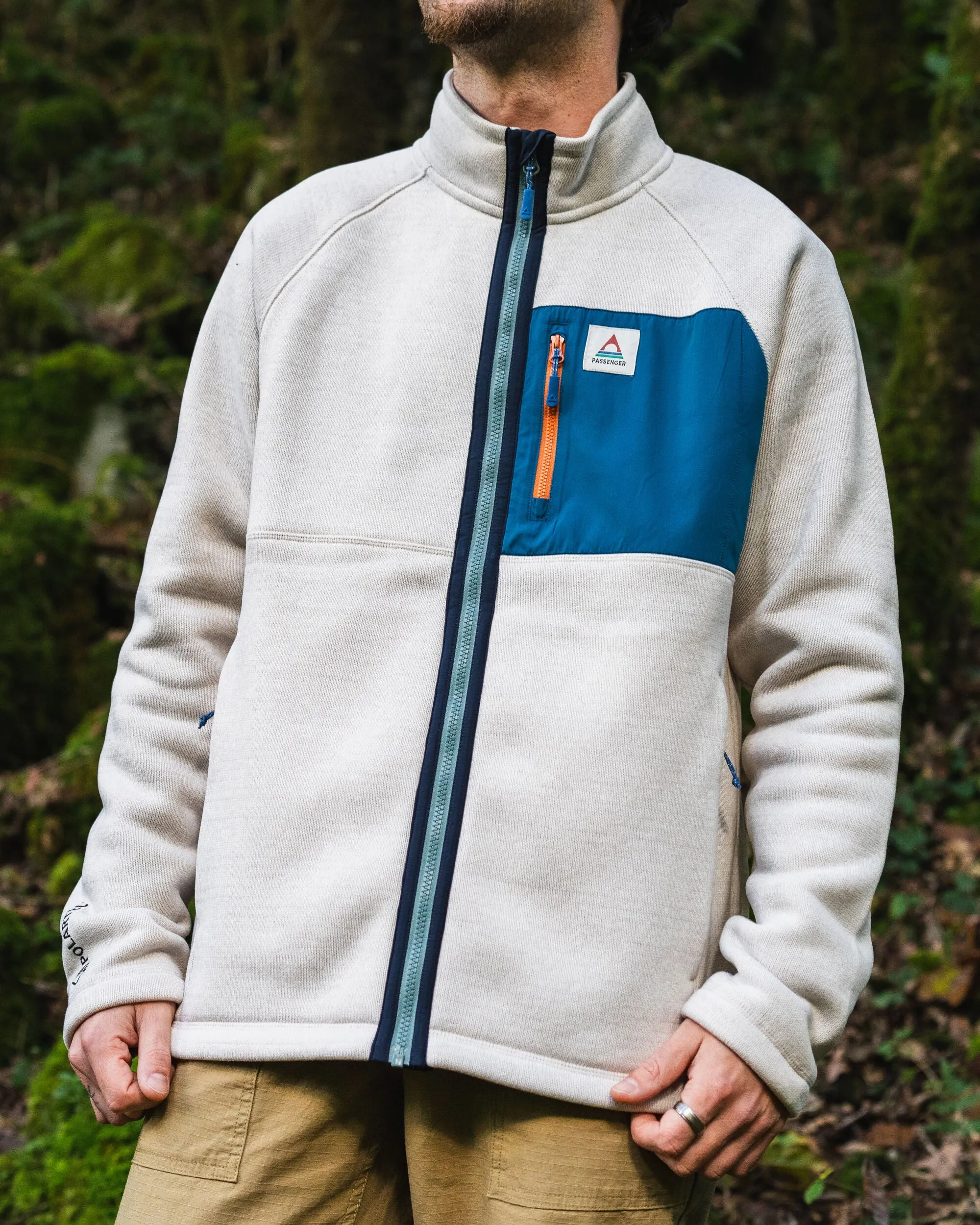 Men's Incline Recycled Polartec Fleece - Vintage White