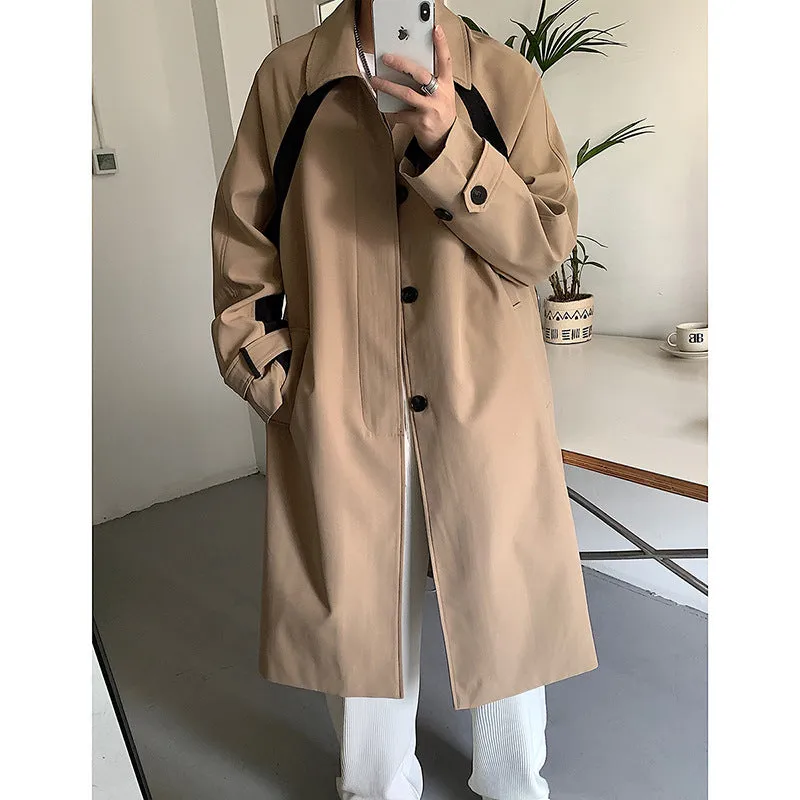 Men's Mid-Length Trench Coat