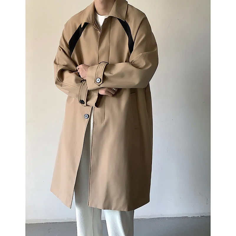 Men's Mid-Length Trench Coat