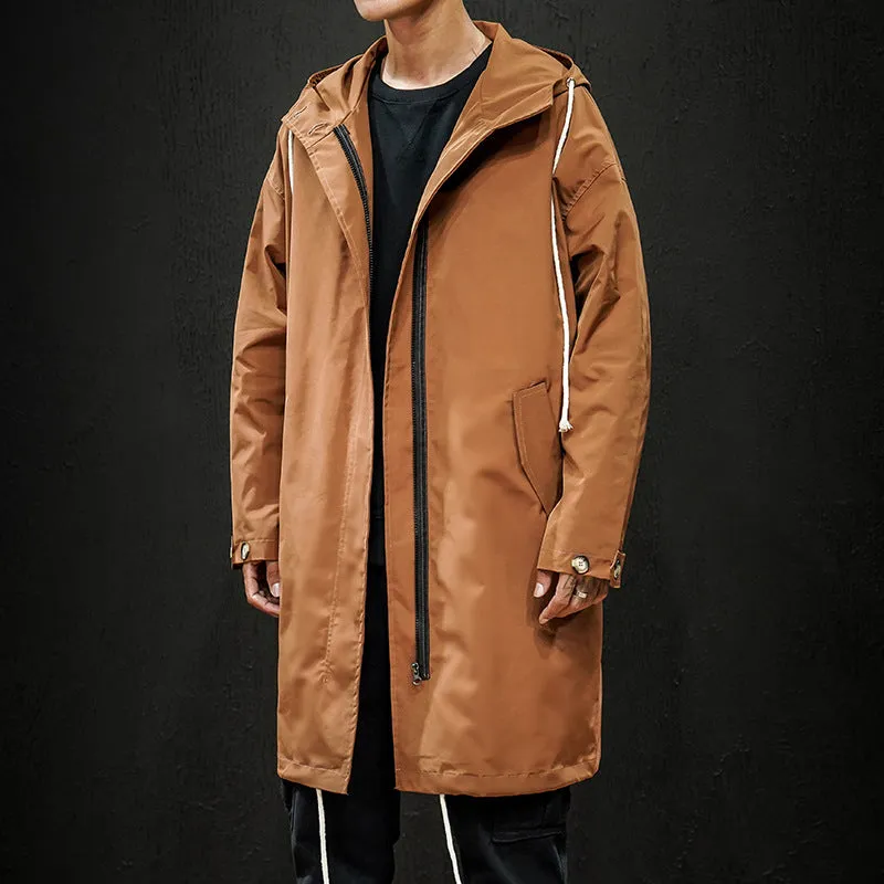 Men's Trench Coat Korean Jacket