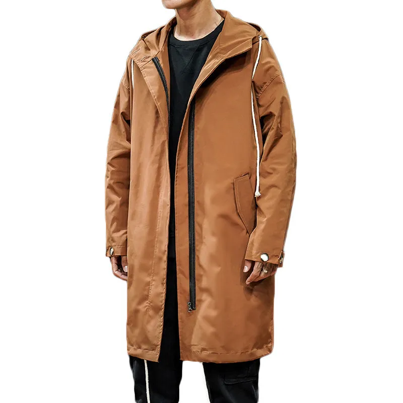 Men's Trench Coat Korean Jacket