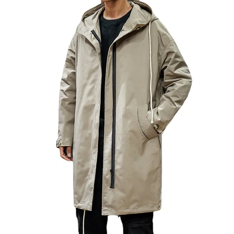 Men's Trench Coat Korean Jacket