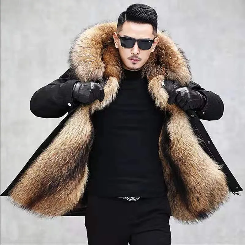 Men's winter warm parka coat