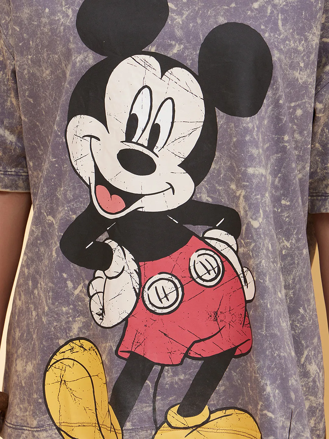 Mickey Mouse  Disney Printed Graphic T-Shirt