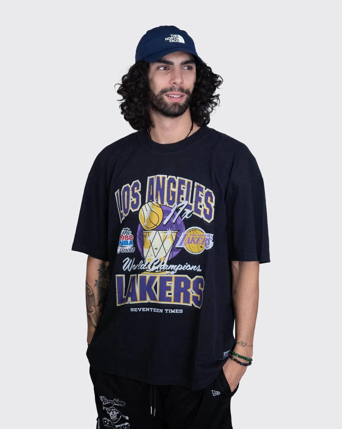 Mitchell & Ness Lakers Champs History Tee