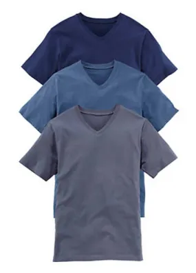 Multi Pack of V-Neck T-Shirts | Grattan