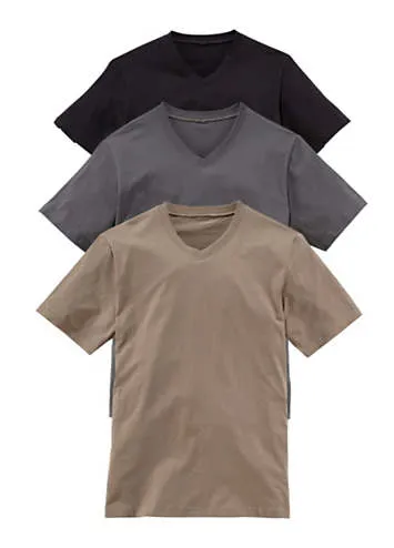 Multi Pack of V-Neck T-Shirts | Grattan