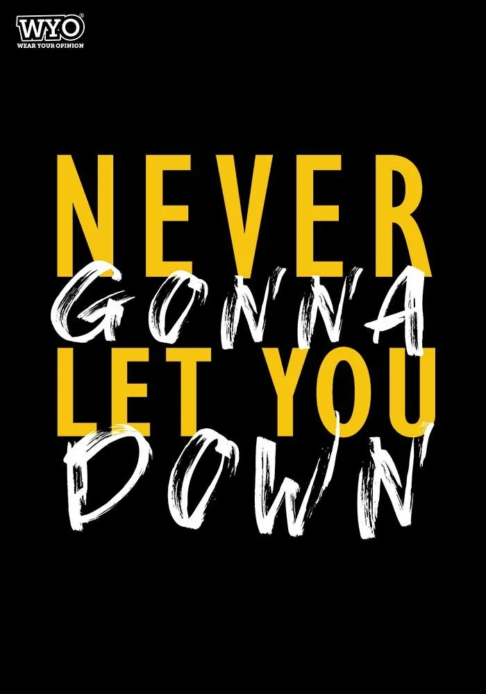 Never Let You Down Women Tshirt