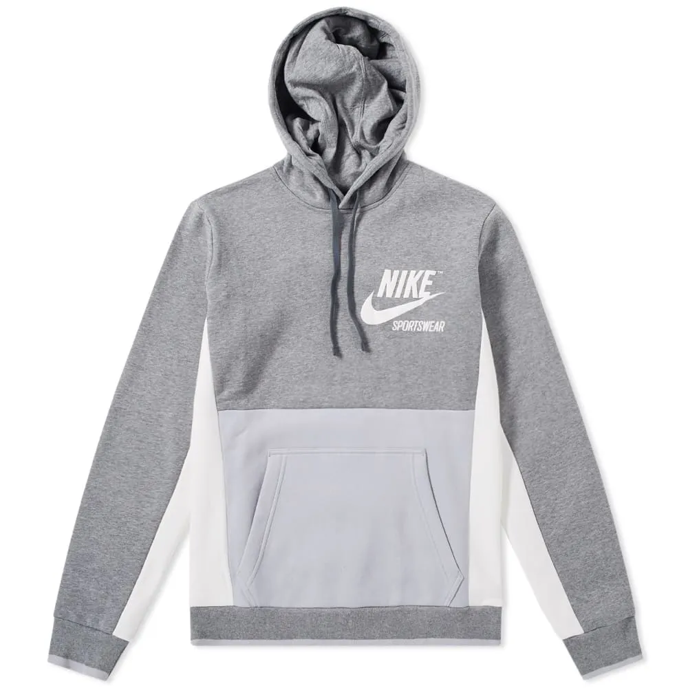 Nike Archive Pullover HoodyCarbon Heather, Grey & Sail