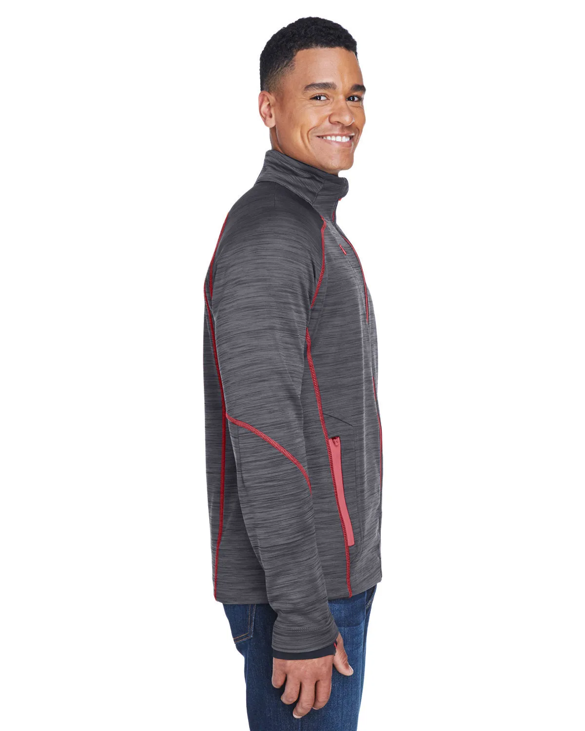 North End Flux Mélange Bonded Fleece Jacket