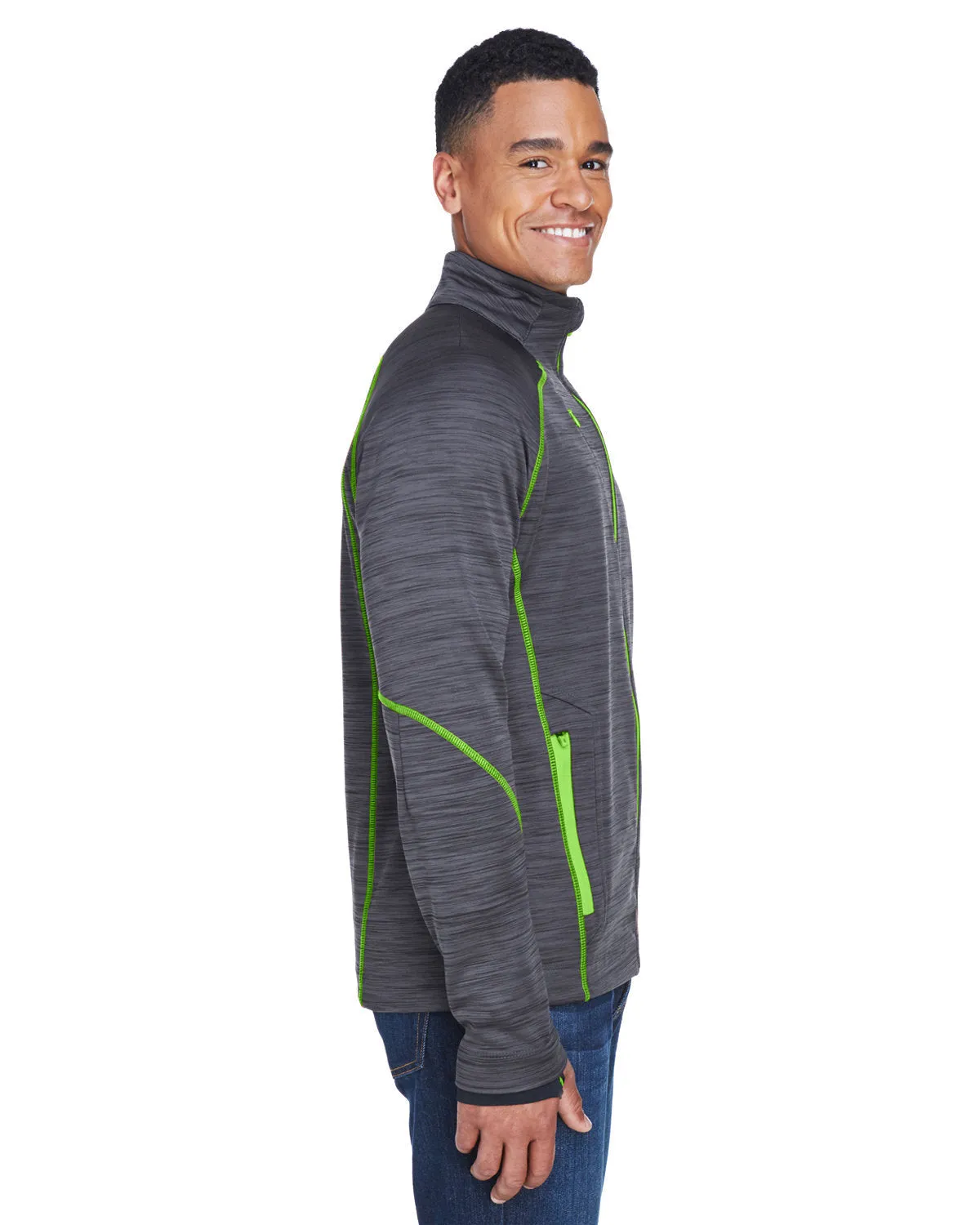 North End Flux Mélange Bonded Fleece Jacket