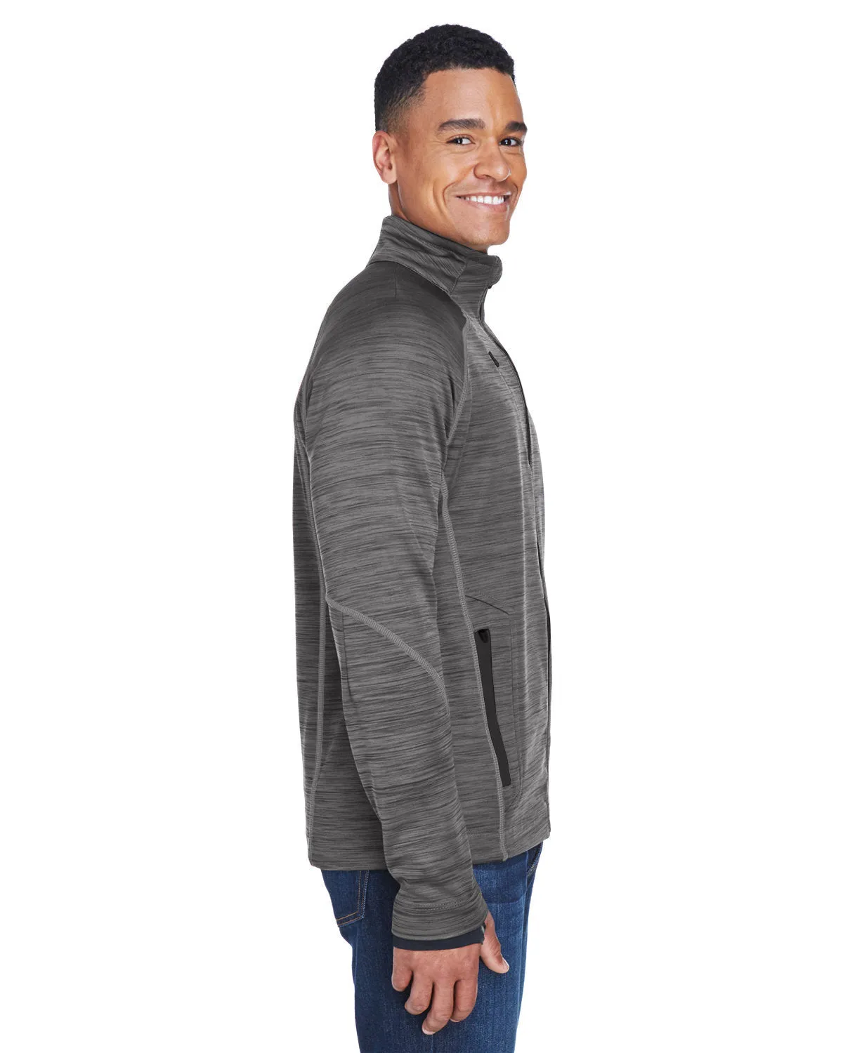 North End Flux Mélange Bonded Fleece Jacket