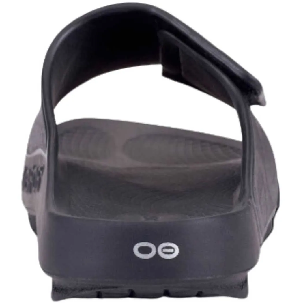 Oofos Ooah Sport Flex Slide Sandal Black Matte (Unisex)