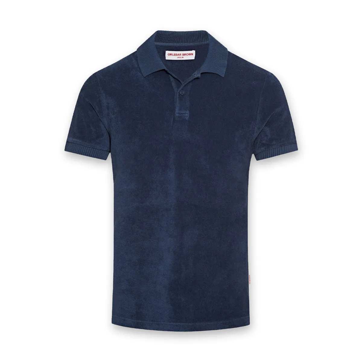 Orlebar Brown - Jarrett Towelling Polo Shirt in Classic Blue