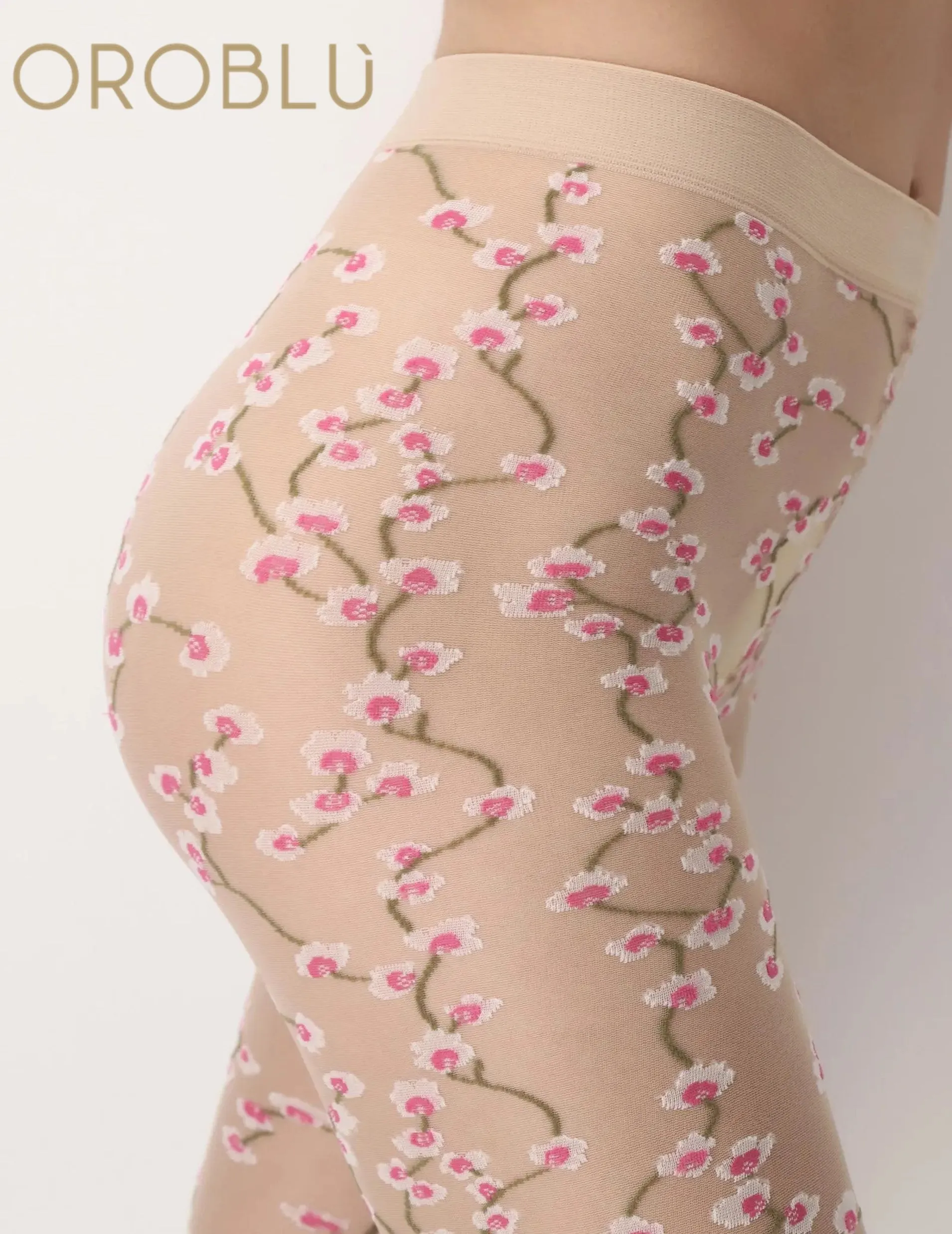 Oroblu Flowers Tights Cosmetic