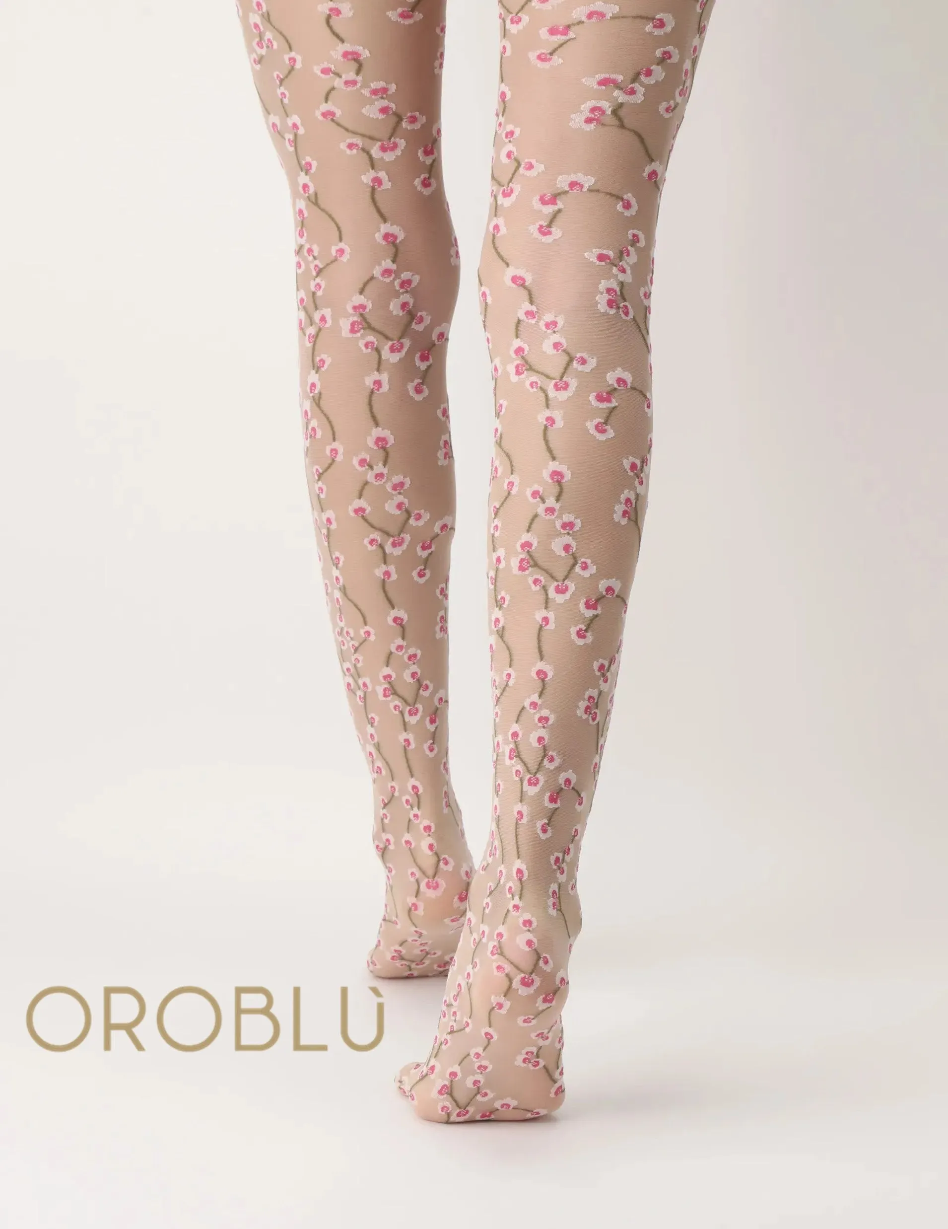 Oroblu Flowers Tights Cosmetic