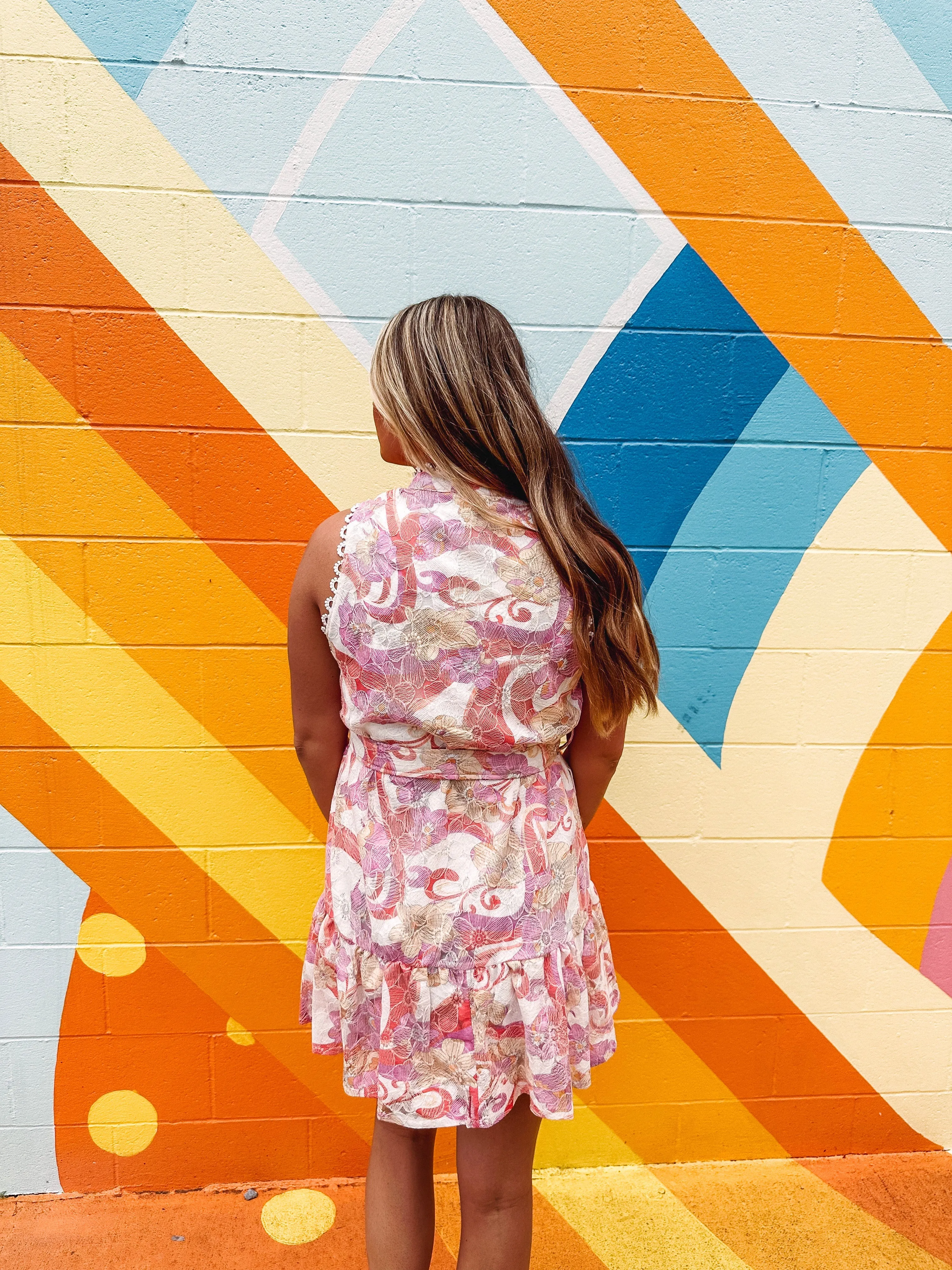 Paisley Power Sleeveless Dress