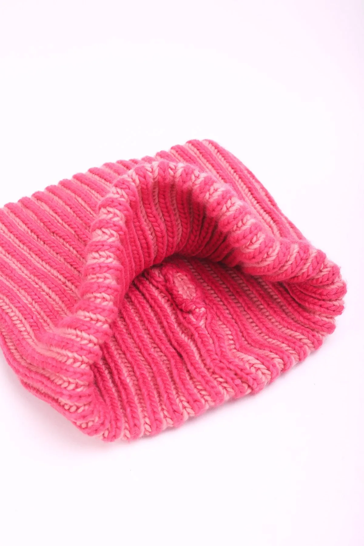 Pink Snood And Hat Boxed Gift Set