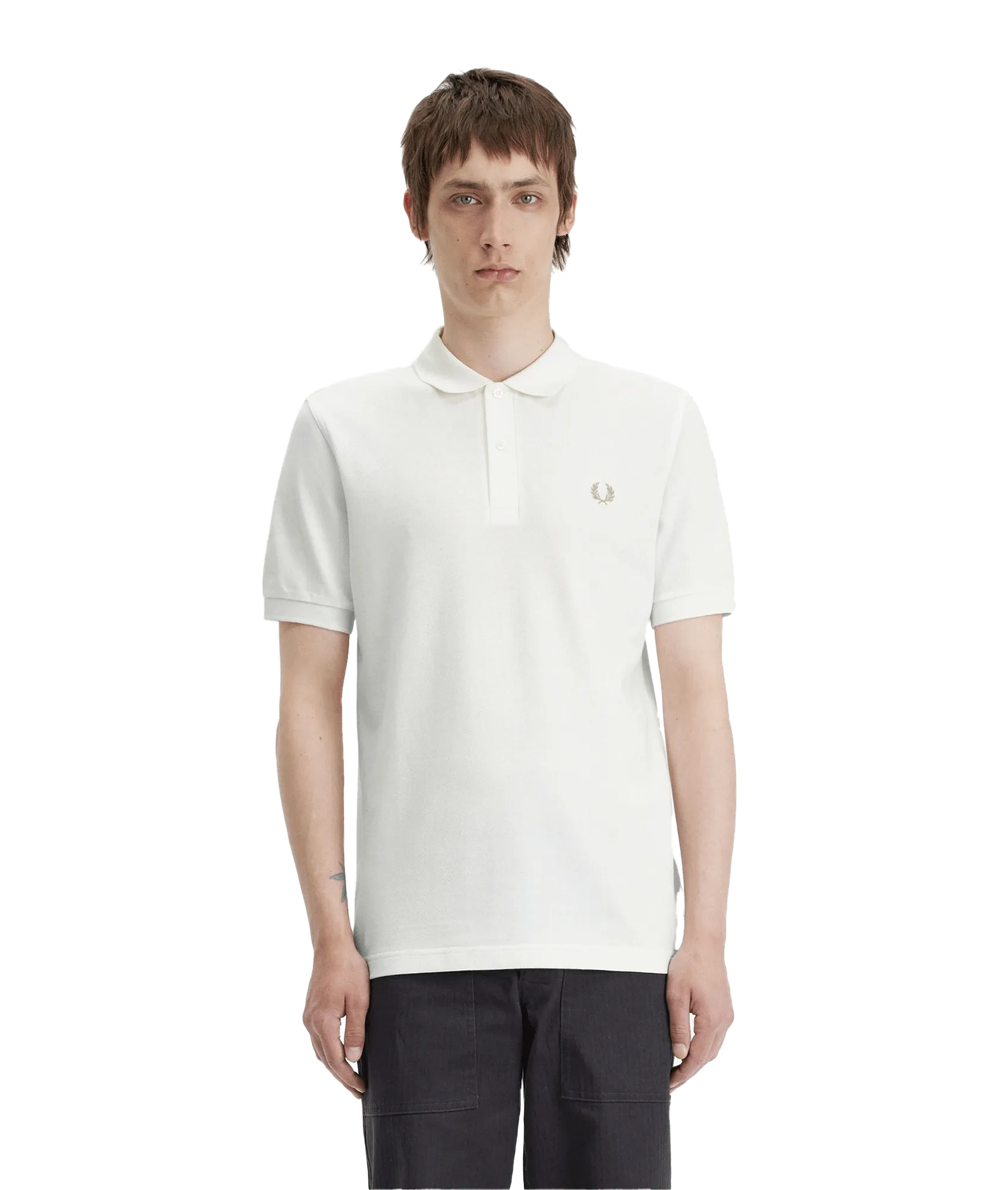 Plain Polo Shirt - White