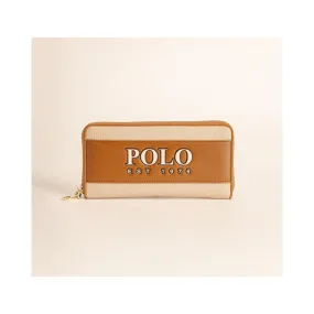 Polo Capri Zip Around Purse Beige