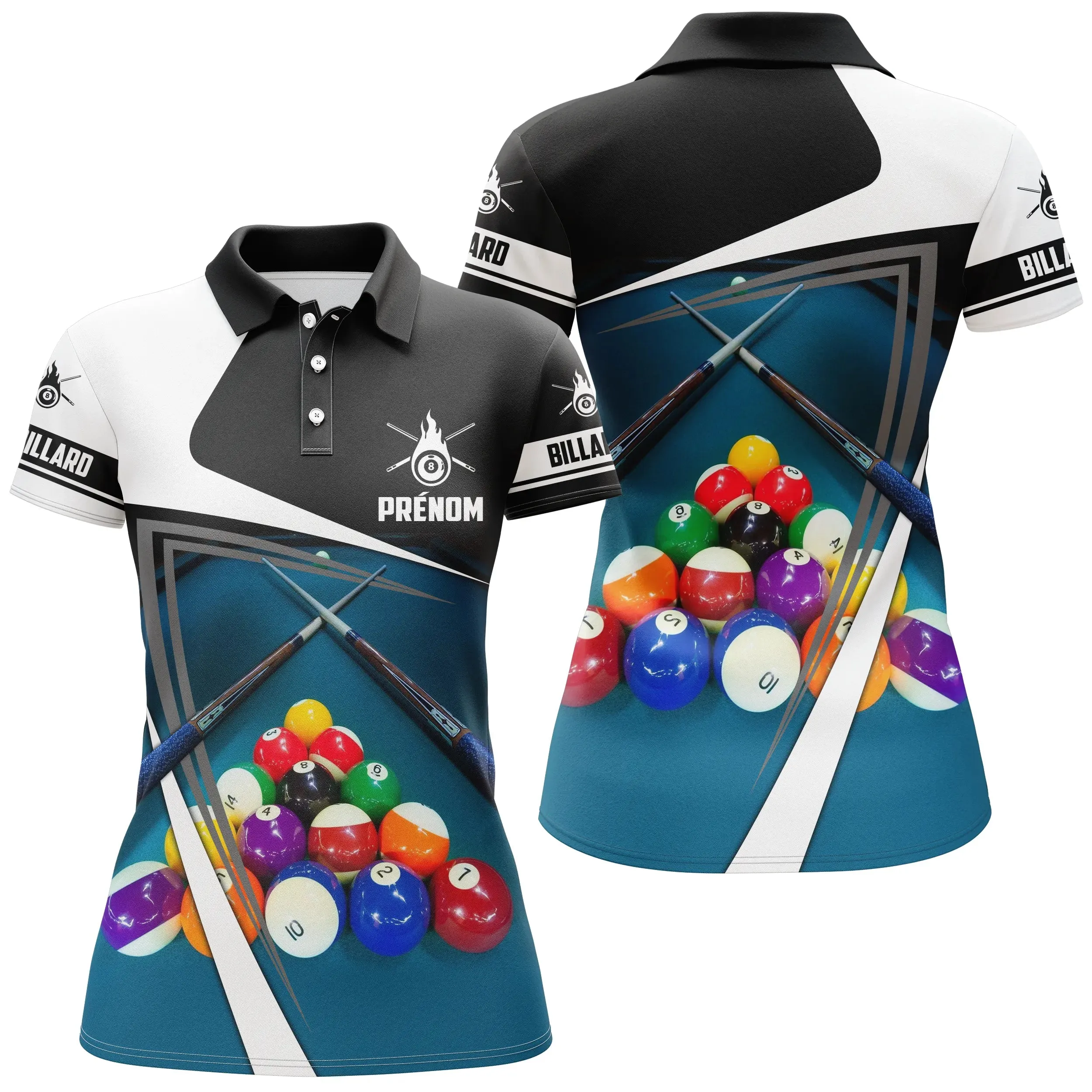 Polo De Billard Professionnel Personnalisé, Le 14-1 Pool, Jeu De La 14/1 - CT28062339