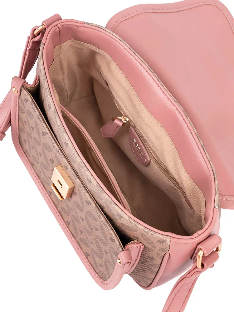 Polo Havana Flapover Bag Dusty Pink