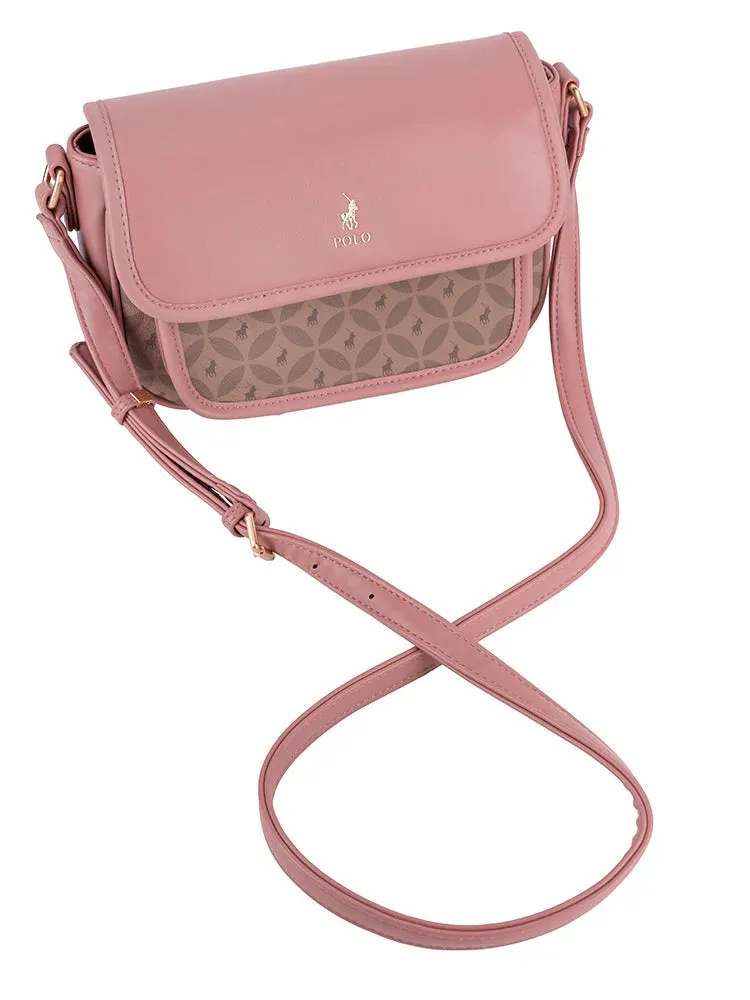 Polo Havana Flapover Bag Dusty Pink