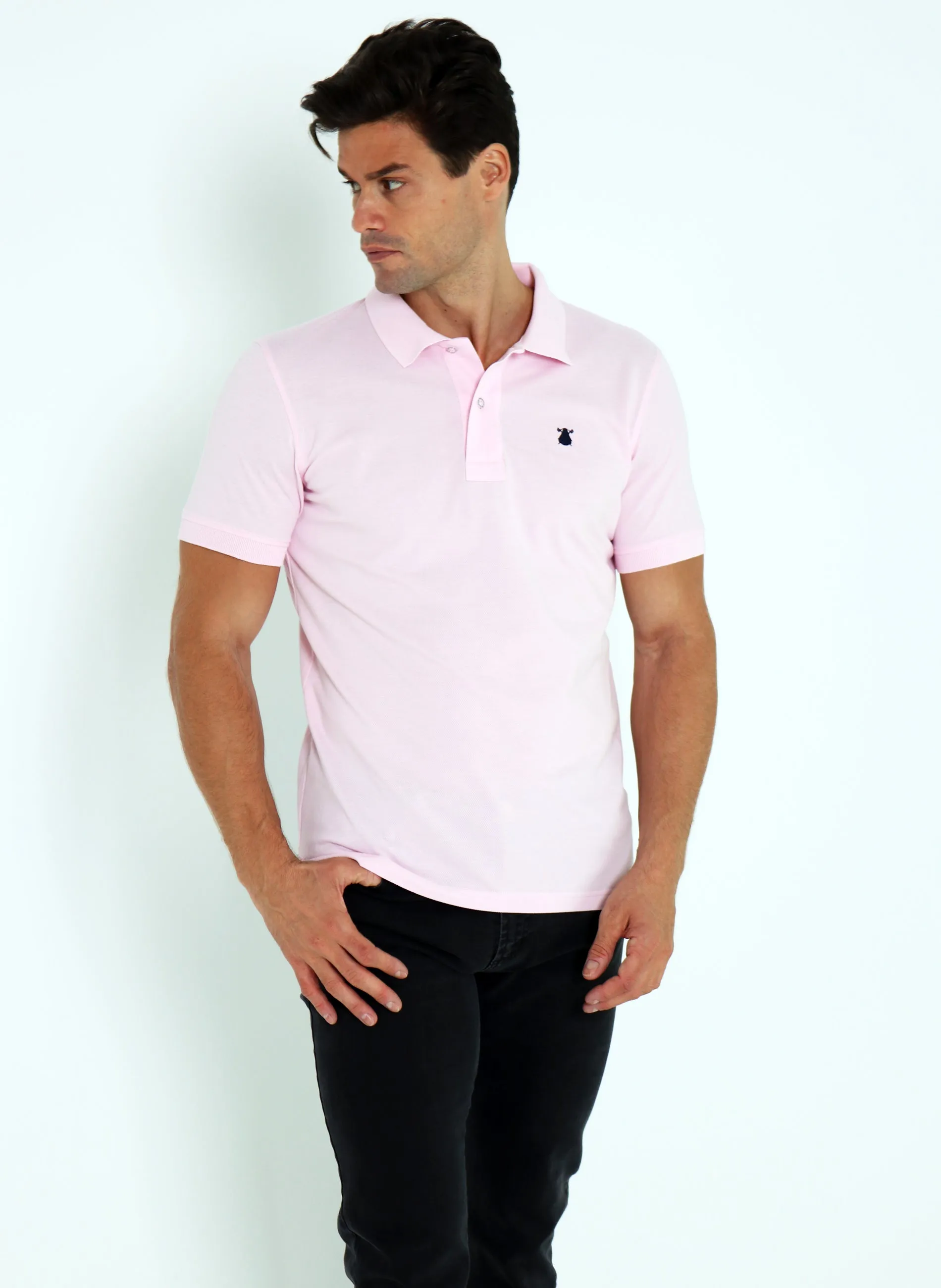 Polo Hombre Classic Rosa Palo