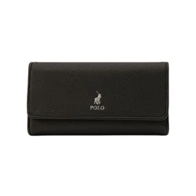 Polo Lyon Trifold Purse Pos43140 Black