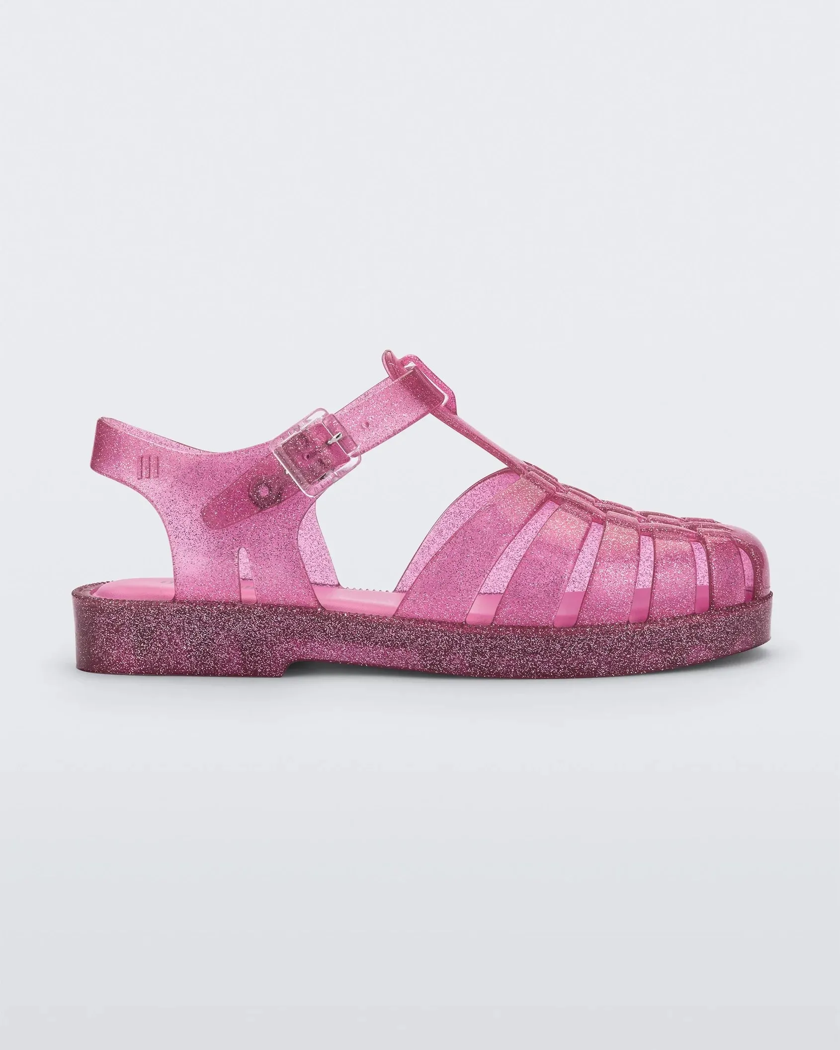 Possession Shiny Kids Sandals - Glitter Pink