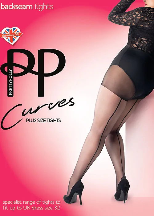 Pretty Polly Curves Backseamed Tights ()