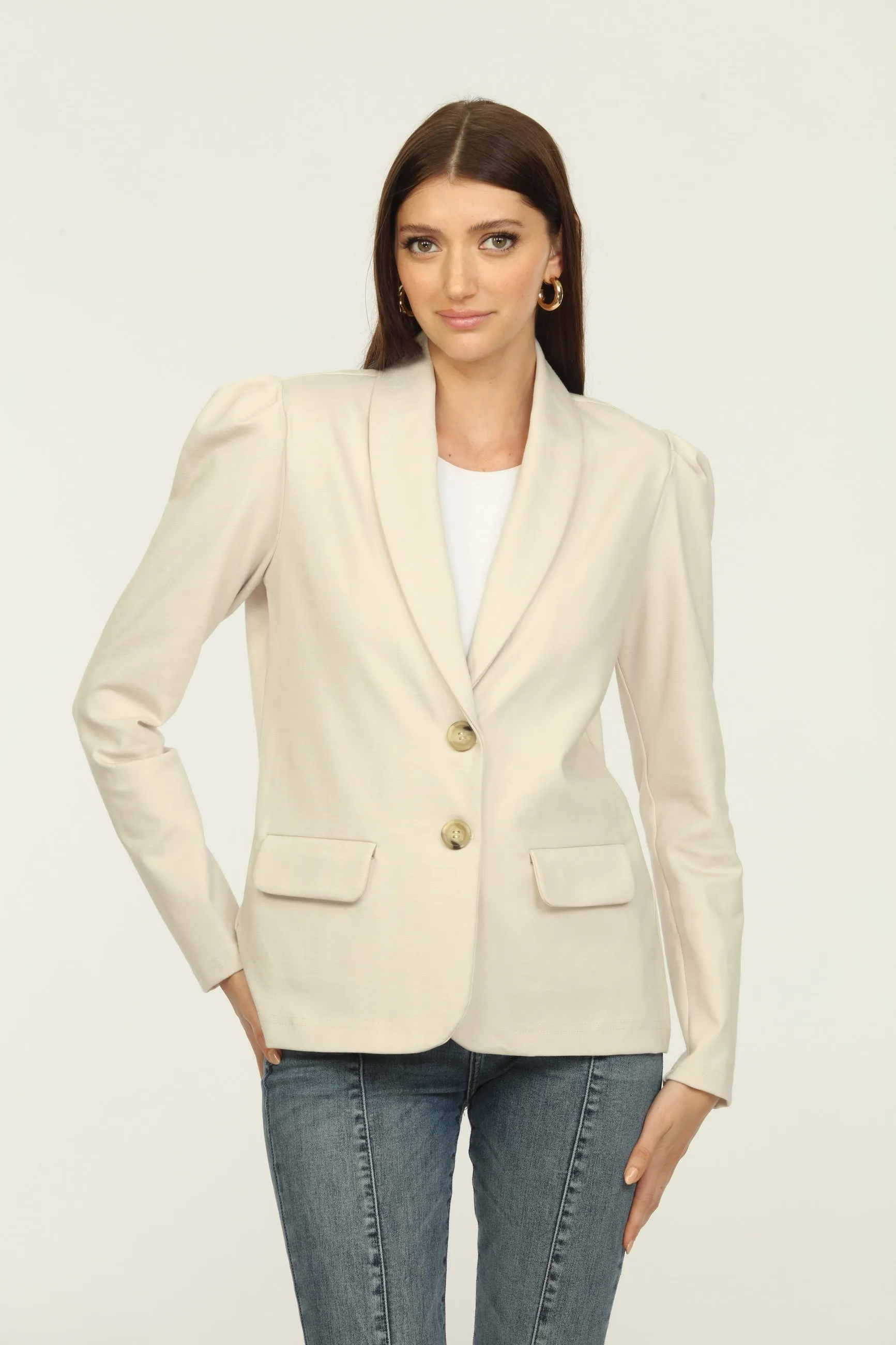 Puff Sleeve Blazer