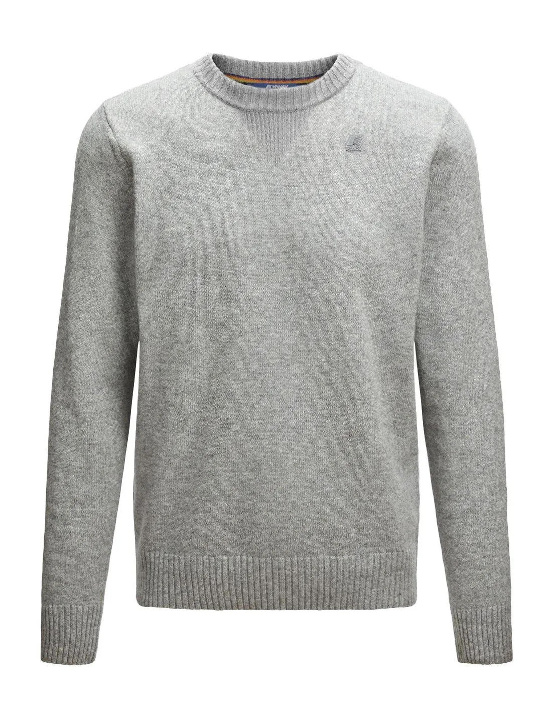 Pullover K-way uomo K2112PW Sebastien grigio chiaro