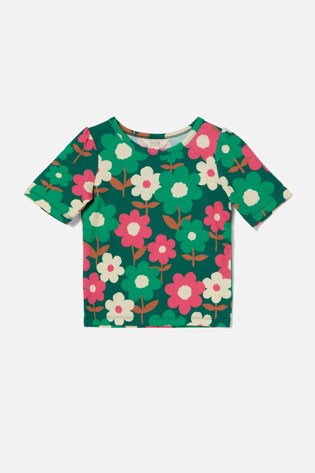 Renee Floral Kids Short Sleeve Tee