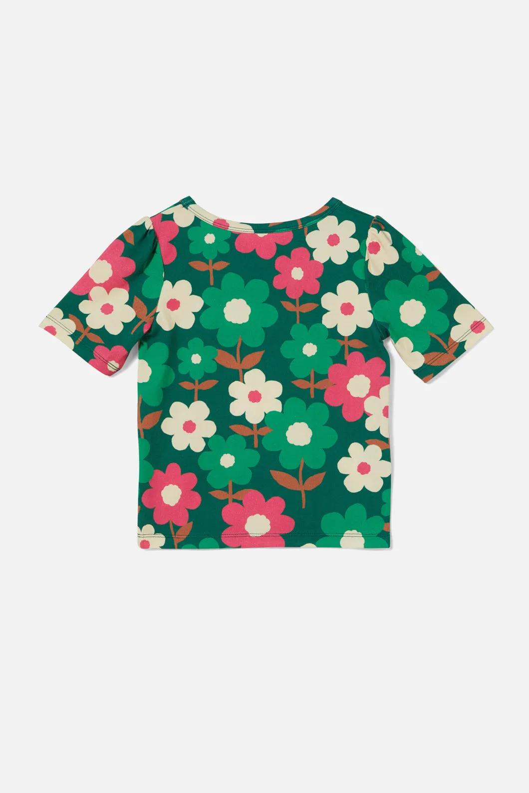 Renee Floral Kids Short Sleeve Tee