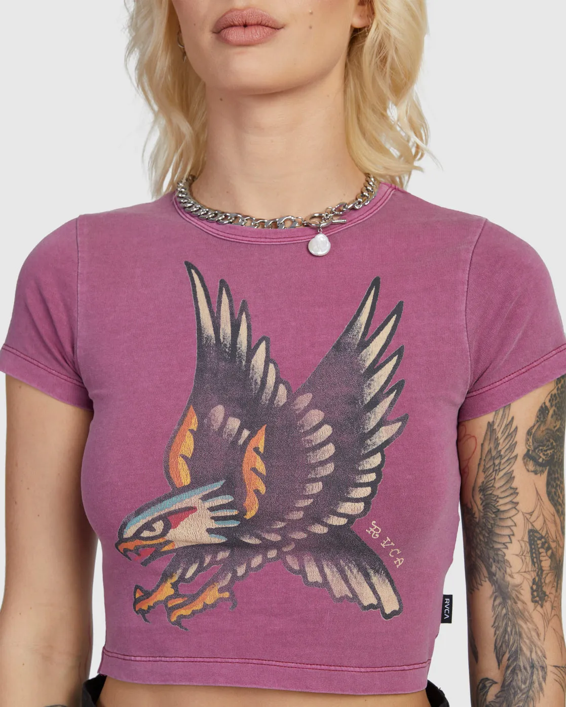 RVCA Krak Eagle Baby Tee