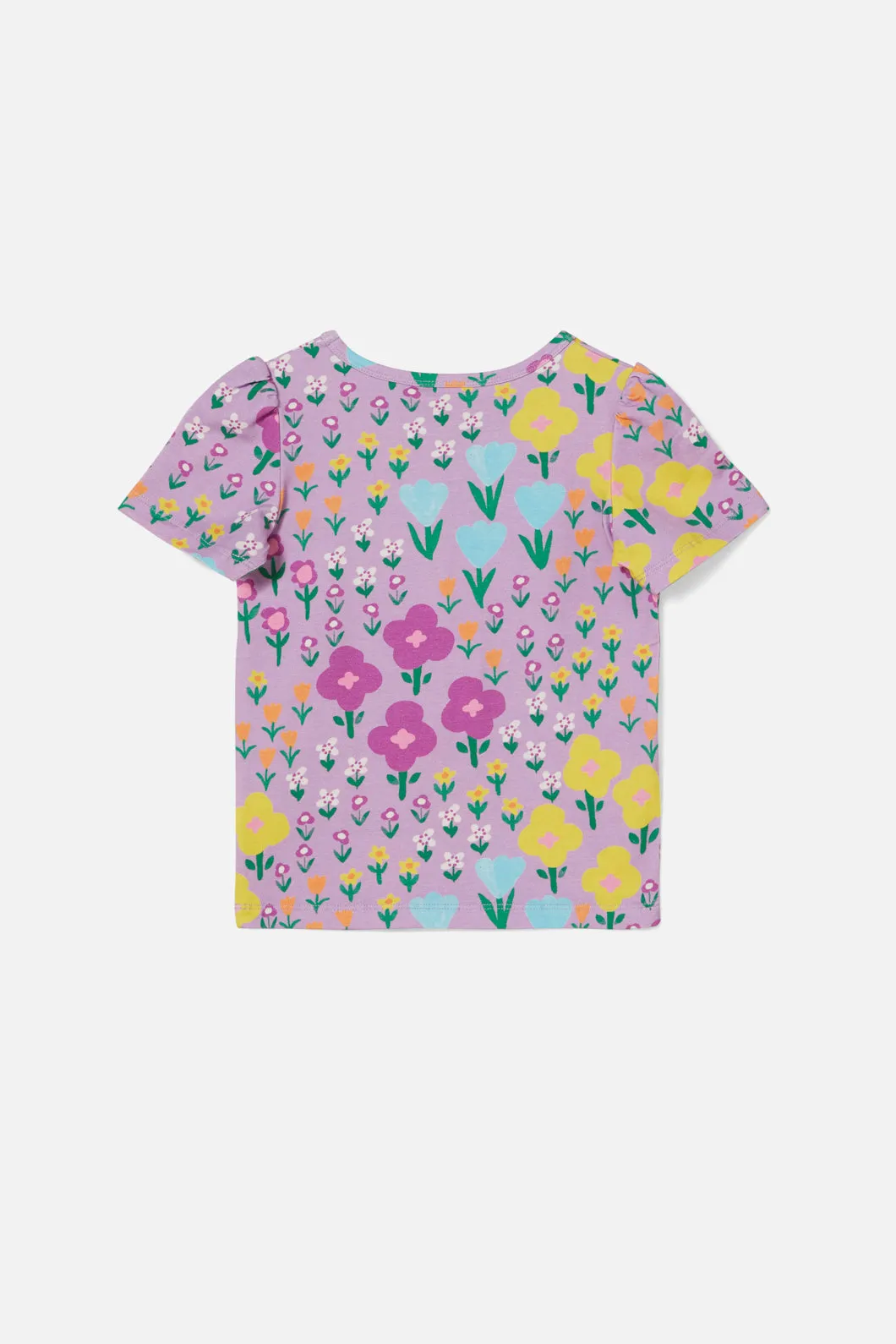 Scandi Flower Kids Short Sleeve Tee