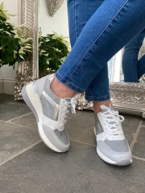 Shimmer Premium Wedge Trainers