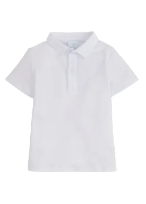 Short Sleeve Polo - White