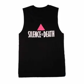 Silence = Death Sleeveless T-Shirt supporting Ali Forney Center