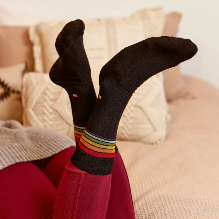 Socks That Save LGBTQ+ Lives (Classic Rainbow Stripe)