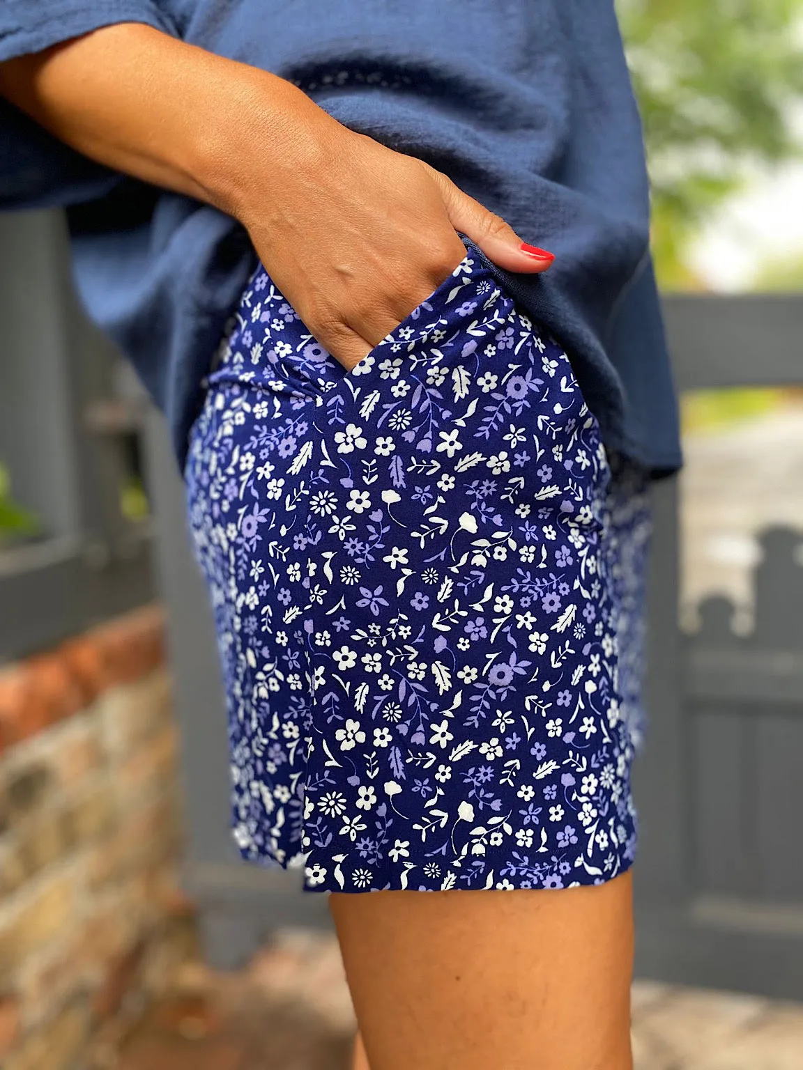 Soft Touch Floral Shorts Molly